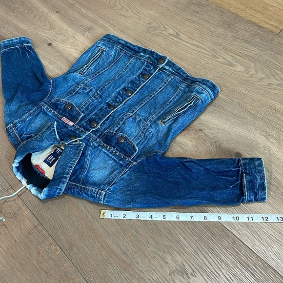Vintage Baby Gap Classic Denim Jacket Distressed Size Toddler 4 Years - Picture 8 of 12